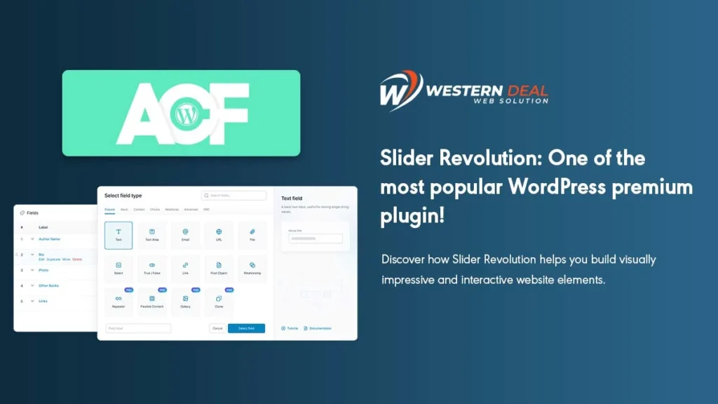How to Install Advance Custom Field? | WesternDeal Web Solution | Enterprise WordPress Development |