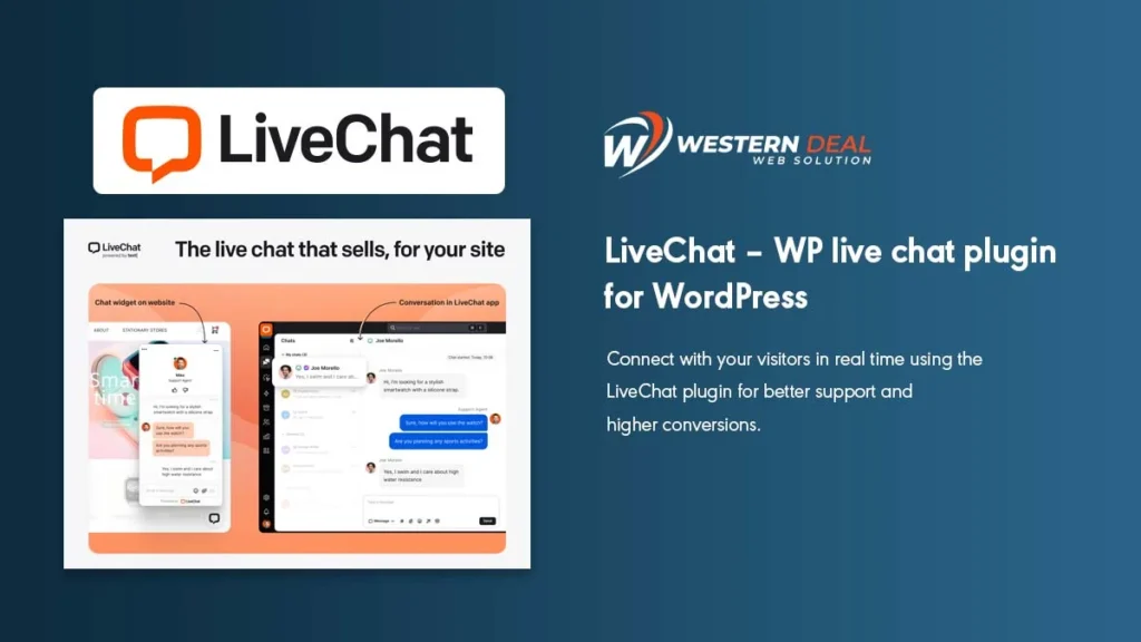 LiveChat – WP live chat plugin for WordPress | WesternDeal Web Solution | Enterprise WordPress Development |