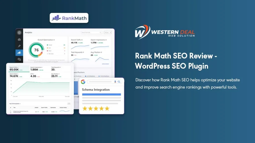 Rank Math SEO Review - WordPress SEO Plugin | WesternDeal Web Solution | Enterprise WordPress Development | best seo plugin | quick seo