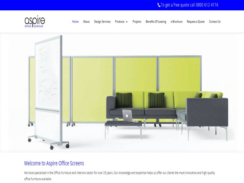 Aspire Office Screens